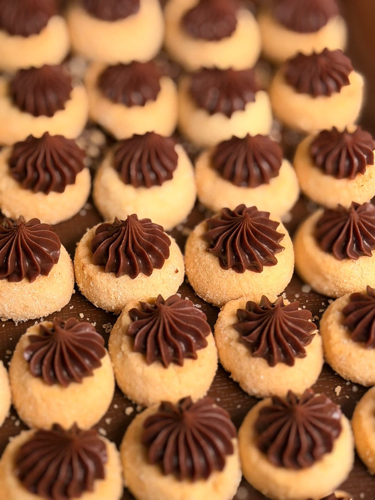 Mini pie de chocolate